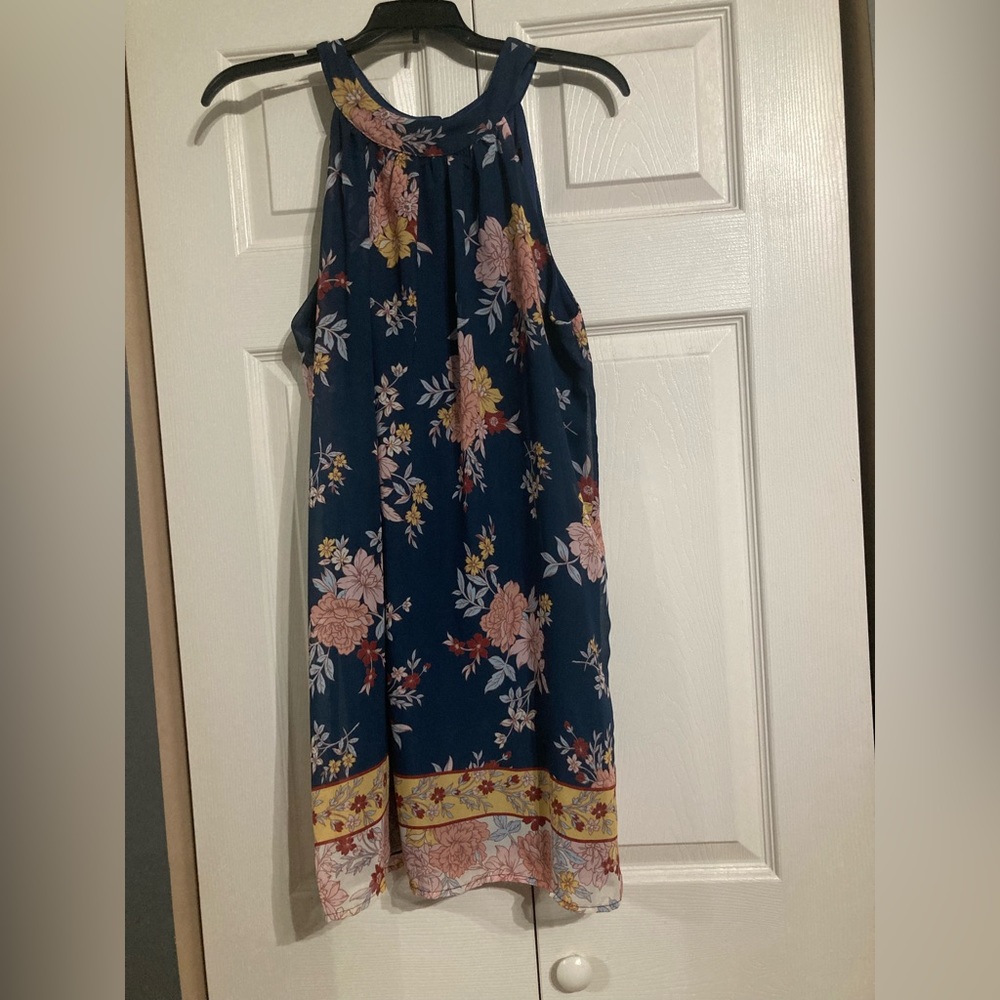 Floral Halter Dress